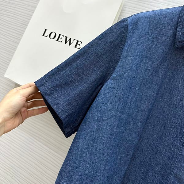 入手困難ロエベ スーパーコピー クロップド ヴァルーズ デニム loi46929